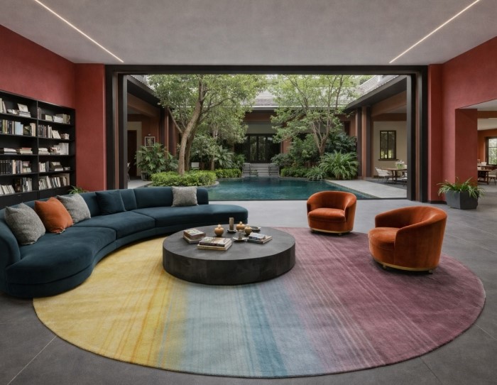 Abstract rug